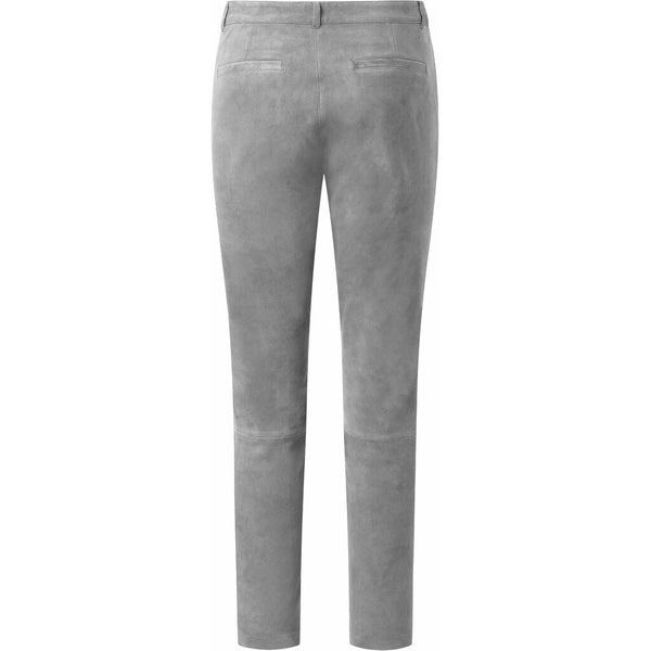 Depeche leather wear Suede chino pants Pants 203 Silver
