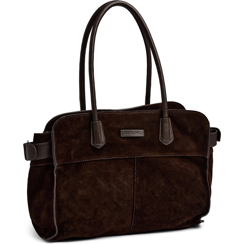 DEPECHE Suede shopper Shopper 008 Chocolate