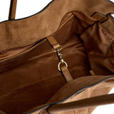 DEPECHE Suede shopper Shopper 196 Dark tan