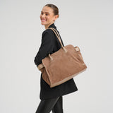 DEPECHE Suede shopper Shopper 224 Taupe