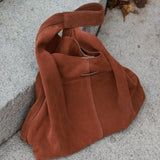 DEPECHE Suede shopper Shopper 014 Cognac