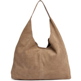 DEPECHE Suede shopper Shoulderbag / Handbag 011 Sand