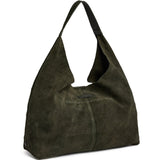 DEPECHE Suede shopper Shoulderbag / Handbag 049 Army Green