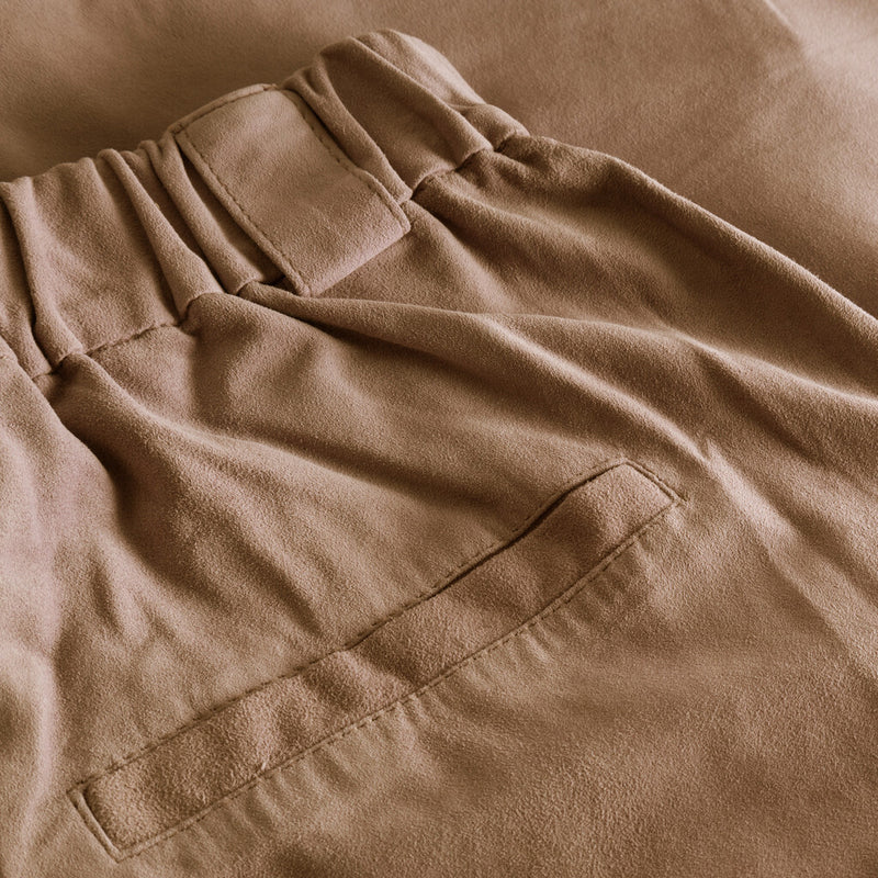 Depeche leather wear Suede shorts in a nice and soft quality Shorts 197 Desert Sand