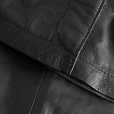 Depeche leather wear Tamie LS Regular fitting Leather Shirt Shirts 099 Black (Nero)