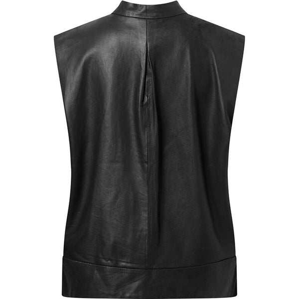 Depeche leather wear TammyDEP Top Tops 099 Black (Nero)