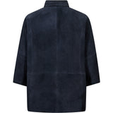 Depeche leather wear Tenna suede shirt Shirt 031 Ocean