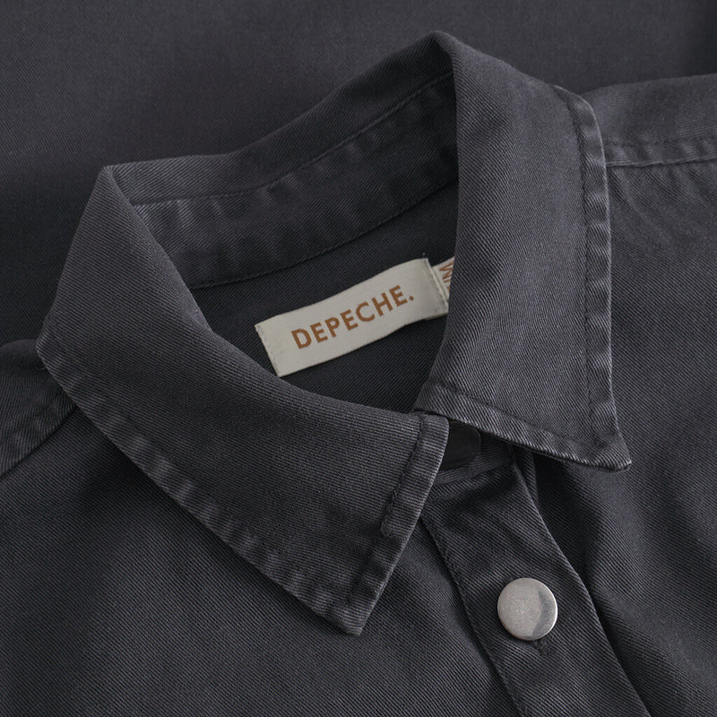 Depeche Clothing Timeless Brea shirt Shirts 099 Black (Nero)