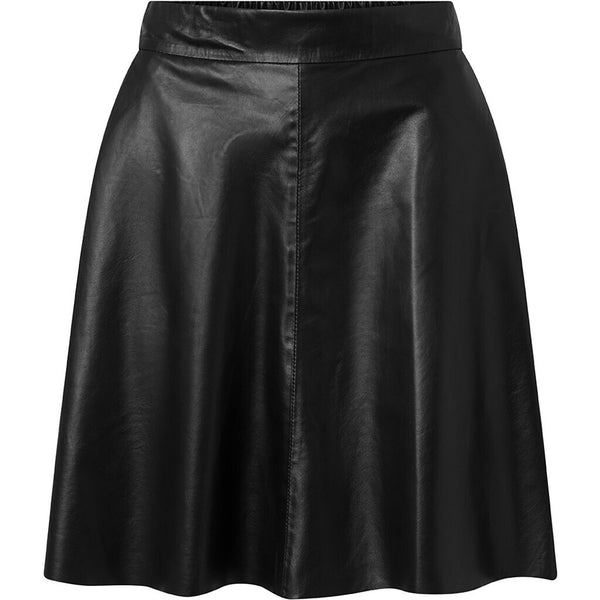 Depeche leather wear Timeless Dacy leather skirt Skirts 099 Black (Nero)