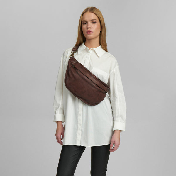 DEPECHE Timeless bumbag Bumbag 248 Vintage Brown
