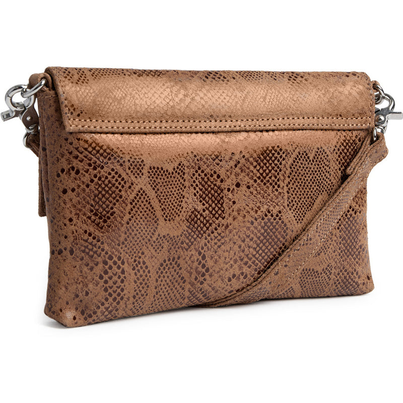 DEPECHE Timeless clutch Clutch 289 Camel Snake