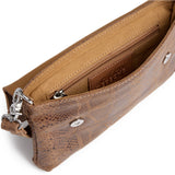 DEPECHE Timeless clutch Clutch 289 Camel Snake