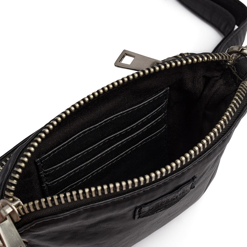 DEPECHE Timeless crossover/clutch Cross over 099 Black (Nero)