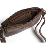DEPECHE Timeless crossover/clutch Crossover 250 Dark Taupe