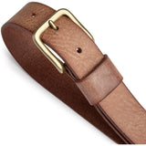 DEPECHE Timeless jeans belt in delicious leather quality Belts 012 Nature 