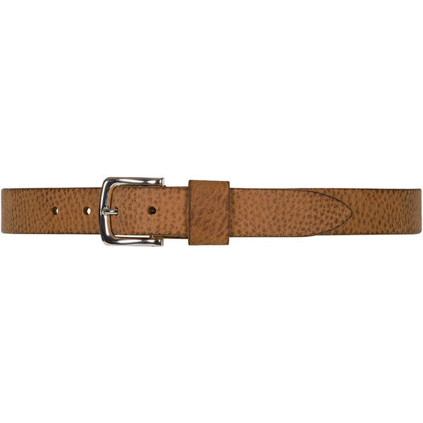 DEPECHE Timeless jeans belt in delicious leather quality Belts 155 Cognac/Silver