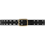 DEPECHE Timeless jeans belt in delicious leather quality Belts 099 Black (Nero)