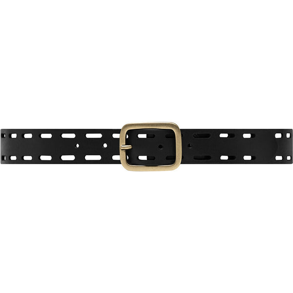 DEPECHE Timeless jeans belt in delicious leather quality Belts 099 Black (Nero)