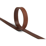 DEPECHE Timeless narrow belt in delicious leather quality Belts 014 Cognac