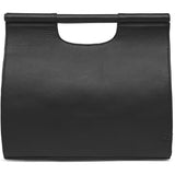 DEPECHE Timeless yet modern leather handbag Shoulderbag / Handbag 099 Black (Nero)