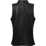 Depeche leather wear Tirsa top in silky soft leather quality Tops 099 Black (Nero)