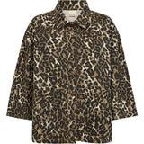 Depeche Clothing Tonja Oversize Shirt Shirt 261 Leopard Printed