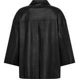 Depeche leather wear Tonja oversize shirt Shirts 099 Black
