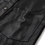 Depeche leather wear Tonja oversize shirt Shirts 099 Black