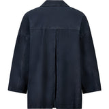 Depeche leather wear Tonja oversize suede shirt Shirt 031 Ocean