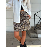 Depeche Clothing Trendy Jane skirt Skirts 261 Leopard Printed