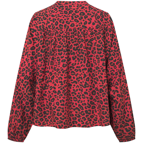 Depeche Clothing Trendy Kylie blouse Blouse 277 Red Animal Print