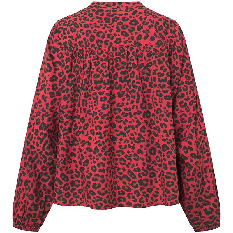 Depeche Clothing Trendy Kylie blouse Blouse 277 Red Animal Print