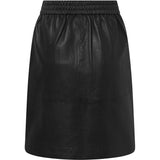 Depeche leather wear Trendy Maria leather skirt Skirts 099 Black (Nero)