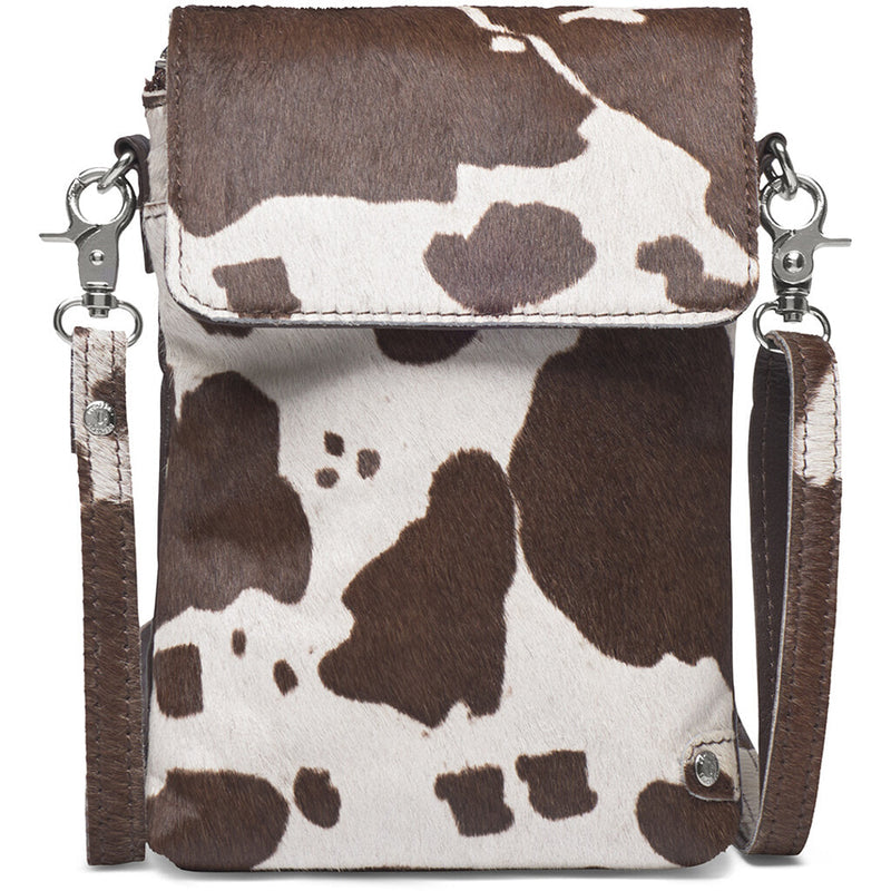 DEPECHE Trendy cow mobilebag Mobilebag 015 Brown