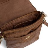 DEPECHE Trendy cow mobilebag Mobilebag 184 Walnut