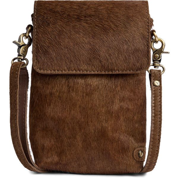 DEPECHE Trendy cow mobilebag Mobilebag 184 Walnut
