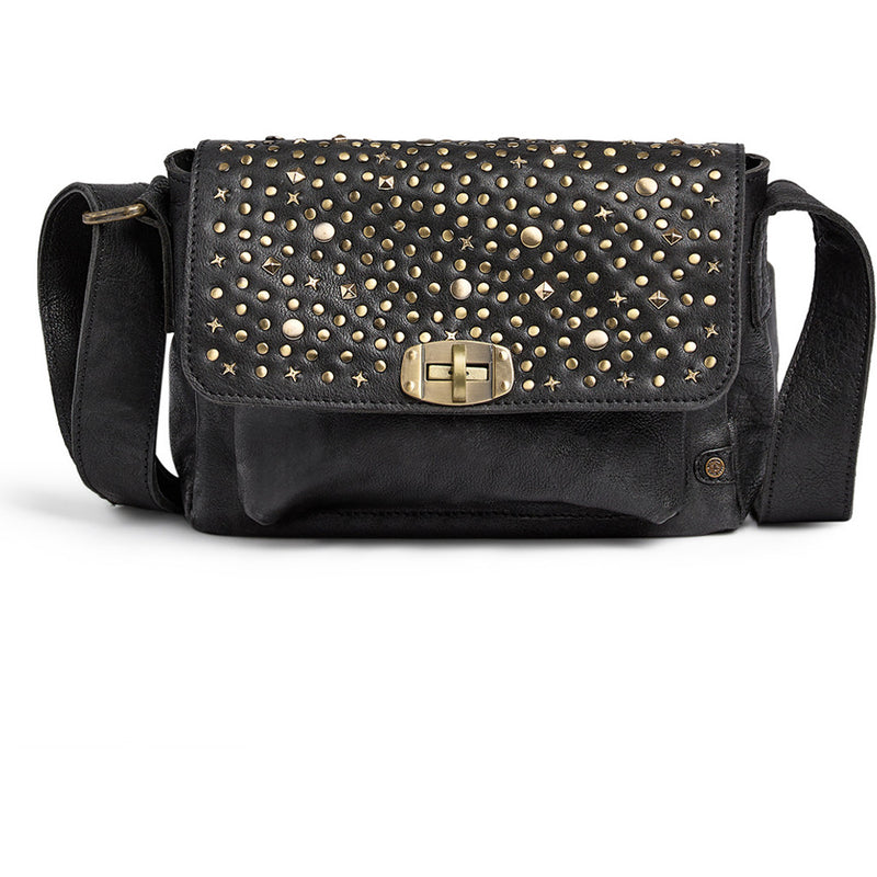 DEPECHE Trendy crossover with studs Cross over 099 Black (Nero)