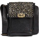 DEPECHE Trendy mobilebag with studs Mobilebag 099 Black (Nero)