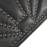 DEPECHE Trendy studded shoulderbag Shoulderbag / Handbag 190 Black / Gold