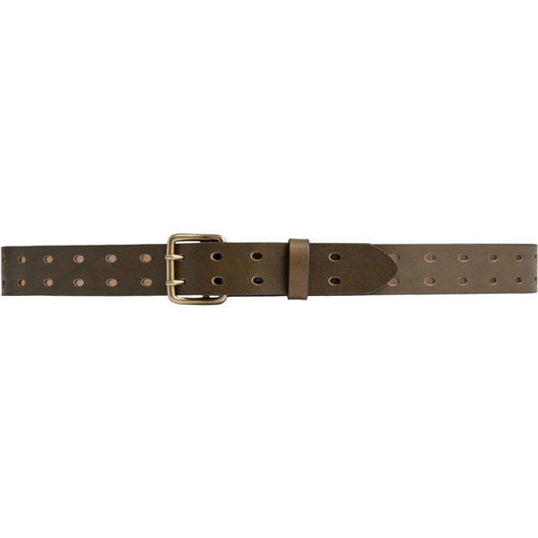 DEPECHE Waist narrow belt in soft leather quality Belts 049 Army Green