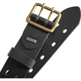 DEPECHE Waist narrow belt in soft leather quality Belts 099 Black (Nero)