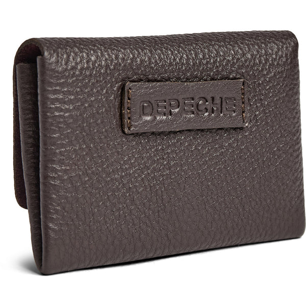 DEPECHE Wallet/credit card holder in soft leather Purse / Credit card holder 033 Mocca