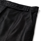 Depeche leather wear Zeli bootcut leather pants Pants 099 Black