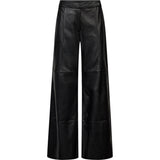 Depeche leather wear Zeli bootcut leather pants Pants 099 Black