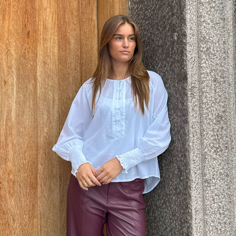 Depeche Clothing Zoel blouse Blouse 001 White