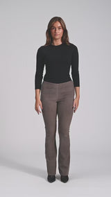 Depeche leather wear Ava suede pants Pants 038 Dusty taupe