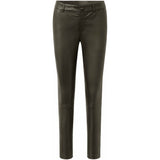 Depeche leather wear Amelia RW stretch chino leather pant 7/8 length Pants 038 Dusty taupe