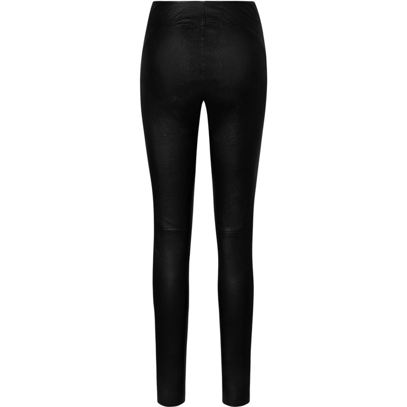 Depeche leather wear Aya basic stretch leather leggings Pants 099 Black (Nero)