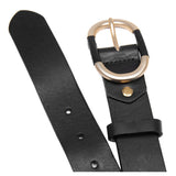 DEPECHE Beautiful leather belt in nice quality Belts 099 Black (Nero)