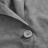 Depeche leather wear Beautiful oversize suede blazer Jackets 158 Thunder grey